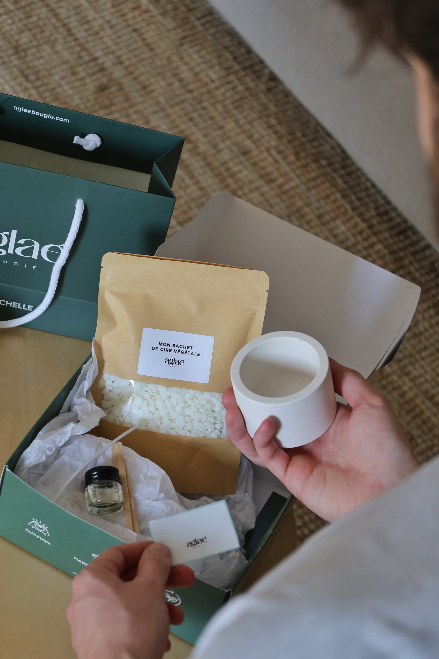KIT DIY bougie Aglaé