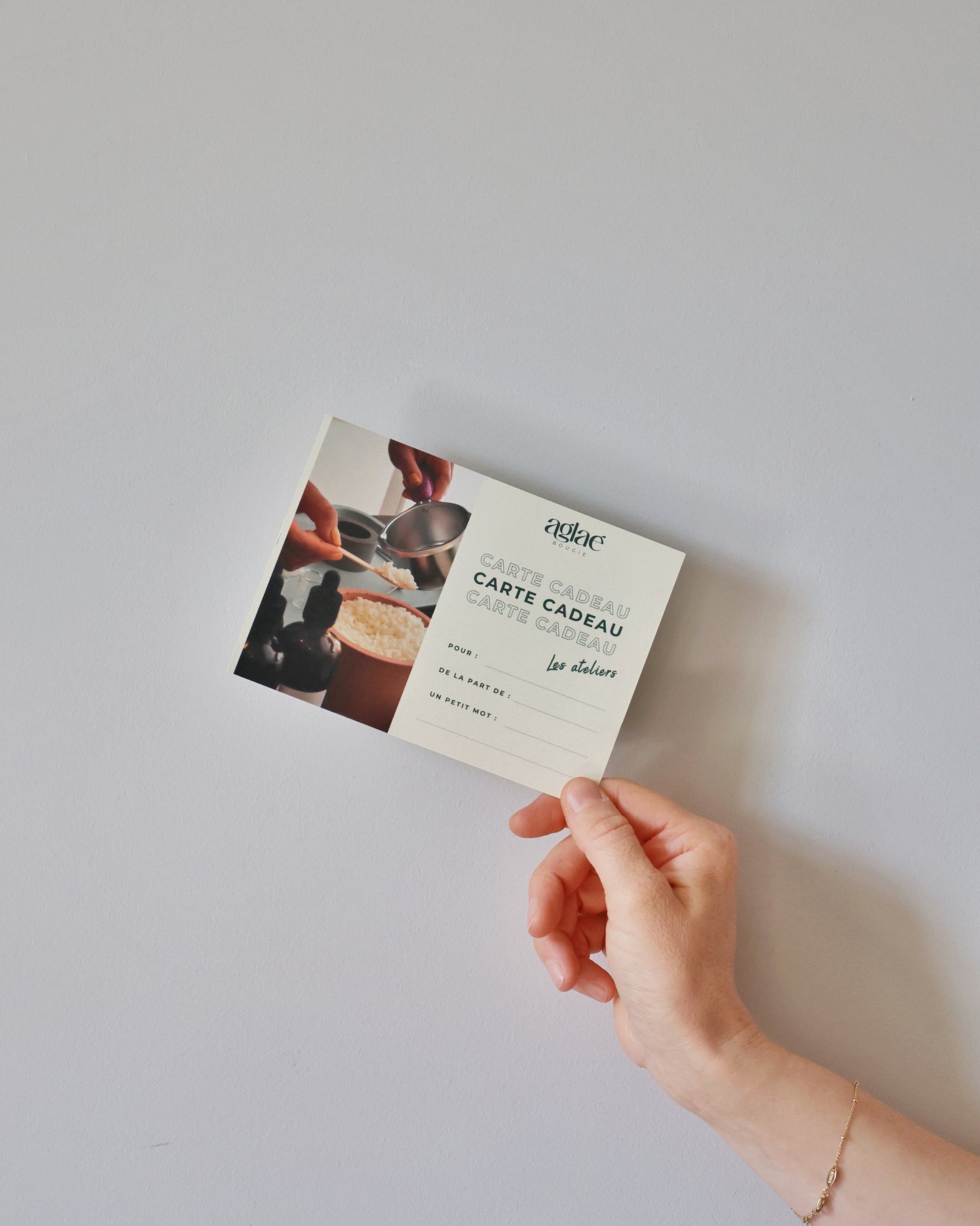 LA CARTE CADEAU - LES ATELIERS