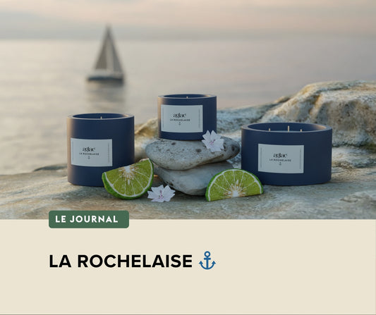 LA ROCHELAISE ⚓️ : LA BOUGIE PARFUMÉE EN COLLABORATION AVEC L'OFFICE DE TOURISME DE LA ROCHELLE.