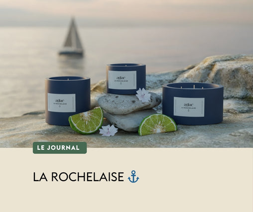 LA ROCHELAISE ⚓️ : LA BOUGIE PARFUMÉE EN COLLABORATION AVEC L'OFFICE DE TOURISME DE LA ROCHELLE.