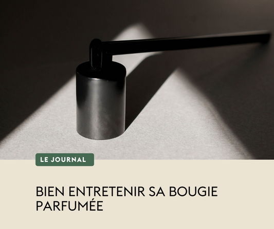 éteignoir noir pour eteindre sa bougie