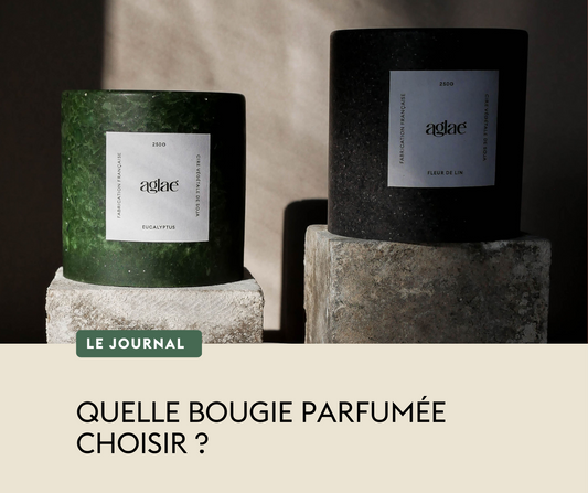 Deux bougies parfumée signature