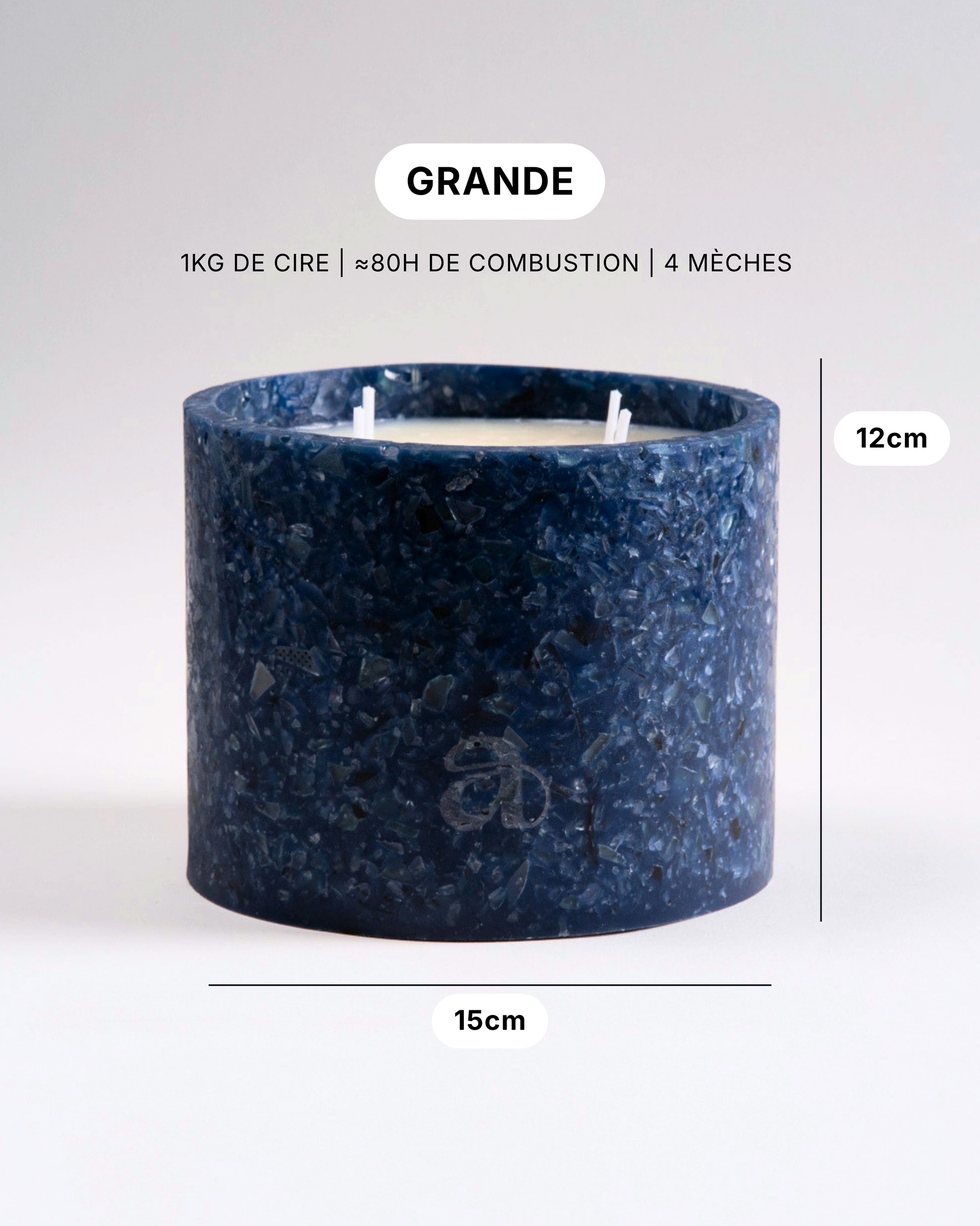 Flax Flower Candle