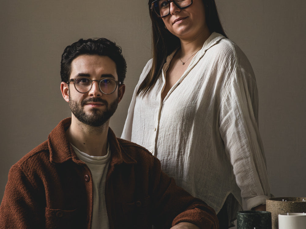 Carla Ponzio et Valentin Jounion, fondateurs d'Aglaé