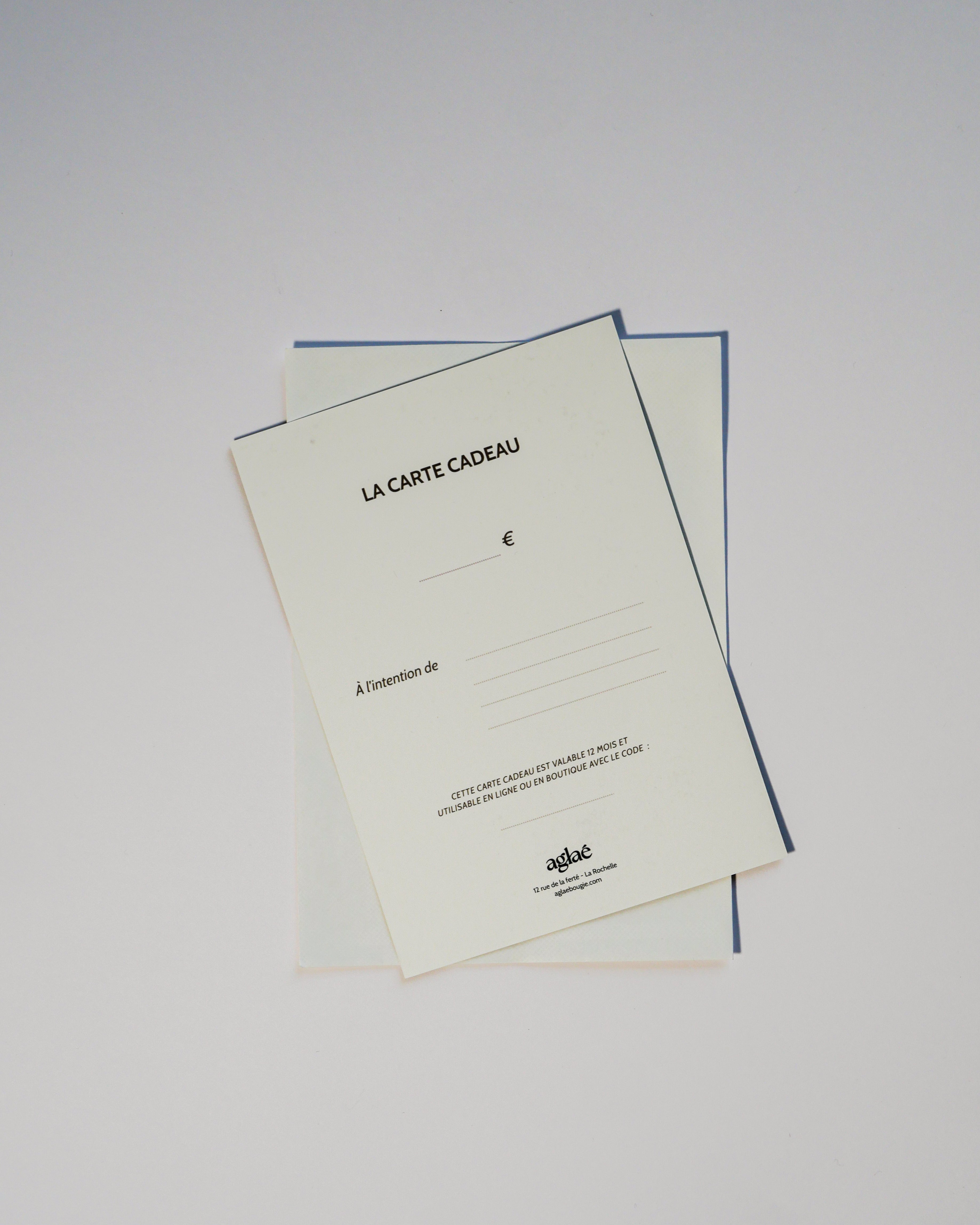 THE E-GIFT CARD - AMOUNT OF YOUR CHOICE